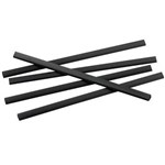 REXEL R13025S SPINE CLIPS A4 10MM 20SHT CAPACITY BLACK PK5