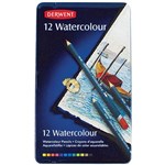 DERWENT WATERCOLOUR PENCILS ASSORTED TIN 12