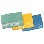 MARBIG WE MEAN GREEN ENVIRO DOCUMENT WALLET FOOLSCAP ASSORTED PACK 10