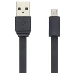 MOKI ACCMUSBMCAPO MICRO USB SYNCHARGE POCKET CABLE 100MM BLACK