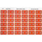 AVERY 43301 LABEL LETTER A 25X38MM PINK 180PK