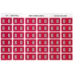 AVERY 43302 LABEL LETTER B 25X38MM MAGENTA 180PK