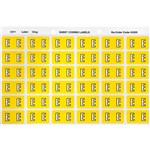 AVERY 43305 LABEL LETTER E 25X38MM YELLOW 180PK