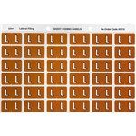 AVERY 43312 LABEL LETTER L 25X38MM MUSTARD 180PK