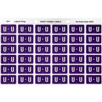 AVERY 43321 LABEL LETTER U 25X38MM PURPLE 180PK