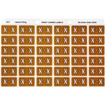 AVERY 43324 LABEL LETTER X 25X38MM MUSTARD 180PK