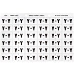 AVERY 43325 LABEL LETTER Y 25X38MM WHITE WITH GREY PRINT 180PK