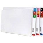 AVERY 46510 LATERAL FILE WITH TUBECLIP FOOLSCAP WHITE BX100