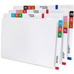 AVERY 46555 LATERAL TWIN TAB FILES FOOLSCAP WHITE PK100