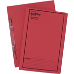 AVERY 85104 SPIRAL SPRING ACTION FILE HEAVYWEIGHT FOOLSCAP RED PRINTED BLACK