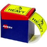 AVERY 932604 HEAVY LABELS FLUORO YELLOW 75 X 996MM PACK 750