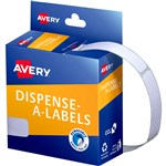 AVERY 937212 RECTANGULAR LABEL DMR1349W 13X49MM WHITE BX550