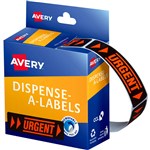 AVERY 937251 LABEL DMR1964UR 19X64MM URGENT BX125