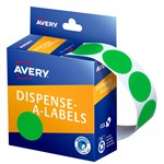 AVERY 937246 ROUND LABEL 24MM DMC24G GREEN BX500
