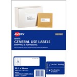 AVERY 938202 L7162GU GENERAL USE LASER INKJET COPIER LABEL 16SHT 991X34MM PK100SHTS