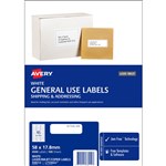 AVERY 938212 L7156GU GENERAL USE LASER INKJET COPIER LABELS 45 PER PAGE 100 SHEETS