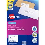 AVERY 959002 L7161 LASER LABEL 18SHT 635X466MM WHITE PK100SHTS