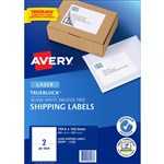 AVERY 959008 L7168 LASER LABEL 2SHT 1996X1435MM WHITE PK100SHTS