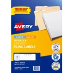 AVERY 959036 L717225 LASER LABEL RING BINDER 18SHT 100X30MM PK25SHTS