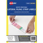 AVERY 959095 L7174 LASER LABEL LATERAL FILING STRIP 4SHT 42X200MM PK100SHTS