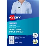 AVERY 959170 L4784 SILK NAME LABEL 27SHT 635X296MM PK15SHTS