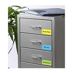 AVERY 959183 L7163 LASER LABEL 14SHT 991X381MM YELLOW PK20SHTS