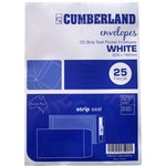 CUMBERLAND ENVELOPE 906333 C5 162X229MM POCKET PEEL N SEAL PLAIN WHITE PK25