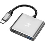 XTREMEMAC HUB TYPEC WITH 3 PORTS SILVER