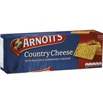 ARNOTTS COUNTRY CHEESE 250GM