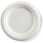 BIOPAK BIOCANE ROUND PLATE 6 INCH WHITE PACK 125