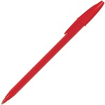 BIC 0224 ECONOMY BALLPOINT PEN MEDIUM RED BX12