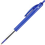 BIC 922617 CLIC BALLPOINT PEN RETRACTABLE MEDIUM BLUE BX10