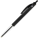 BIC 0541 CLIC BALLPOINT PEN RETRACTABLE MEDIUM BLACK BX10