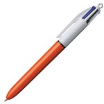 BIC 24543 4 COLOUR RETRACTABLE BALLPOINT PEN FINE