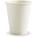 BIOPAK BC8W BIOCUP CUP WHITE 8OZ PACK 50