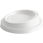 BIOPAK BIOCUP PS CUP LID LARGE 90MM WHITE PACK 50