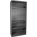 STEELCO BK2000SG OPEN BOOKCASE 4 SHELVES 2000H X 900W X 400D SILVER GREY