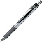 PENTEL BL77A ENERGEL DELUXE RETRACTABLE ROLLERBALL PEN 07MM BLACK