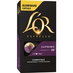LOR ESPRESSO COFFEE PODS SUPREMO BOX 10