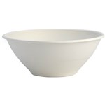 BIOPAK BIOCANE BOWL 40OZ WHITE PACK 50