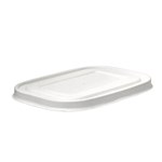 BIOPAK PLANT FIBRE TAKEAWAY LID 5001000ML WHITE PACK 50