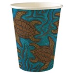 BIOPAK INDIGENOUS BIOCUP FITS LARGE LIDS 390ML  12OZ PACK 50