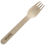 BIOPAK COATED 100 WOOD FORK FSC 160MM PACK 100