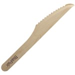 BIOPAK COATED 100 WOOD KNIFE FSC 160MM PACK 100