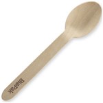 BIOPAK COATED 100 WOOD SPOON FSC 160MM PACK 100