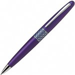 PILOT MR3 BALLPOINT PEN ELLIPSE VIOLET BARREL MEDIUM BLACK
