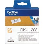 BROTHER DK11208 ADDRESS LABEL 38X90MM ROLL 400 WHITE