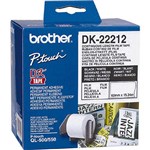 BROTHER DK22212 WHITE CONTINUOUS FILM ROLL 62MM
