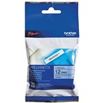 BROTHER MK531 PTOUCH TAPE 12MM X 8MTR BLACK ON BLUE NON LAMINATED