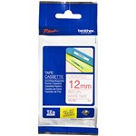 BROTHER TZE232 PTOUCH TAPE 12MM X 8MTR RED ON WHITE LAMINATED